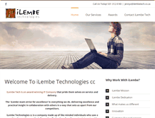 Tablet Screenshot of ilembetech.co.za